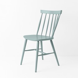 Chaise scandinave bleu gris