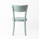 Chaise Filby bleu gris de dos