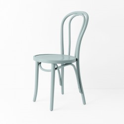Chaise bistrot N°18 bleu gris