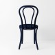 Chaise bistrot N°18 bleu nuit de dos