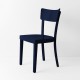 Chaise Filby bleu nuit