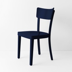 Chaise Filby bleu nuit