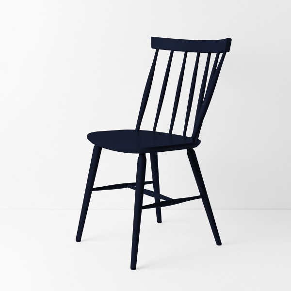 Chaise scandinave bleu nuit