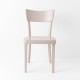 Chaise Filby rose poudre de face