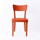Chaise Filby orange de face