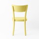 Chaise Filby jaune de dos