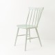 Chaise scandinave bleu vert pastel