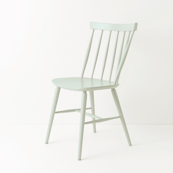 Chaise scandinave bleu vert pastel