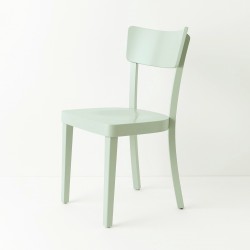 Chaise Filby bleu vert pastel