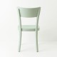 Chaise Filby bleu vert pastel de dos