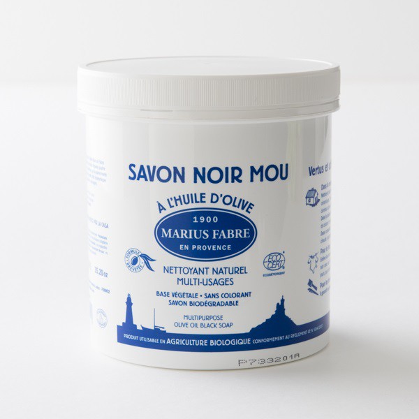 Savon noir mou à l´huile de lin en pâte professionnel lessive sols