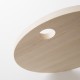 planche à découper ronde en bois de chez Iris Hantverk détail