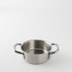 faitout "chef" inox brossé 20cm multicouches