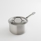 couvercle  inox brossé 20cm sur casserole 20cm chef