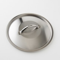 couvercle  inox brossé 24cm