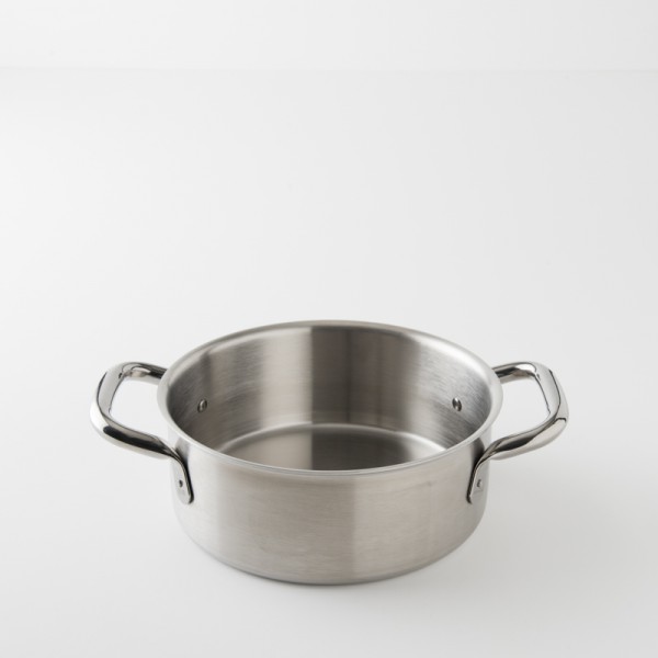 faitout "chef" inox brossé 24 cm