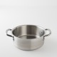 faitout "chef" inox brossé 28 cm multicouches