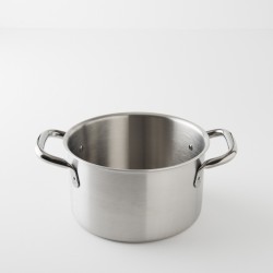 braisière "chef" inox brossé 24 cm