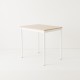 Table 80x60 coloris blanc RAL9003 