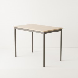 Table 100x60 coloris taupe