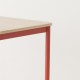 Table 100x60 coloris rouge