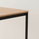 Table 110x70 coloris noir