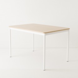 Table 120x80 coloris blanc