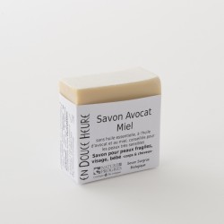 savon biologique avocat miel de chez En Douce Heure