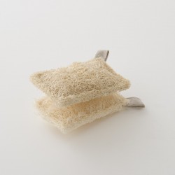 set de 2 lavettes loofah de chez Iris Hantverk