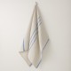 serviette MM/GM lin gris bleu vif de chez Lapuan Kankurit