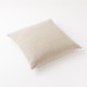 housse de coussin 65x65  en lin lourd naturel