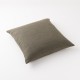 housse de coussin 65x65  en lin lourd mousse