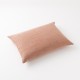 housse de coussin 50x70 en lin lourd terracotta