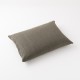 housse de coussin 50x70 en lin lourd mousse