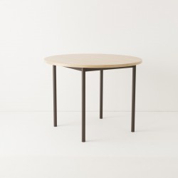 Table diam 100 anthracite