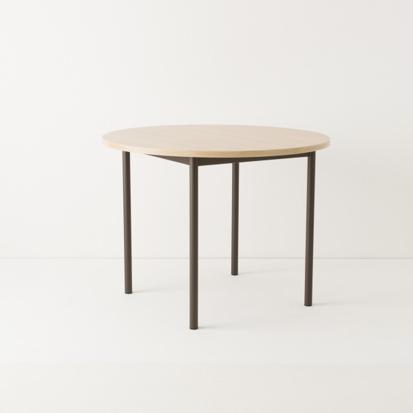 Table diam 100 anthracite