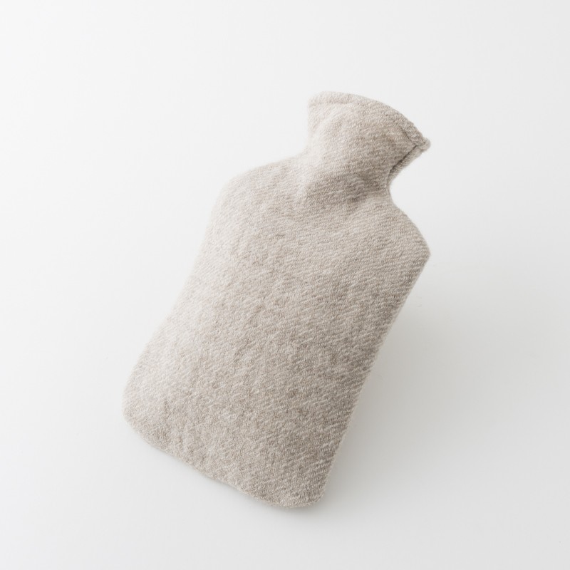 Bouillotte à Eau – Housse Tricot Beige