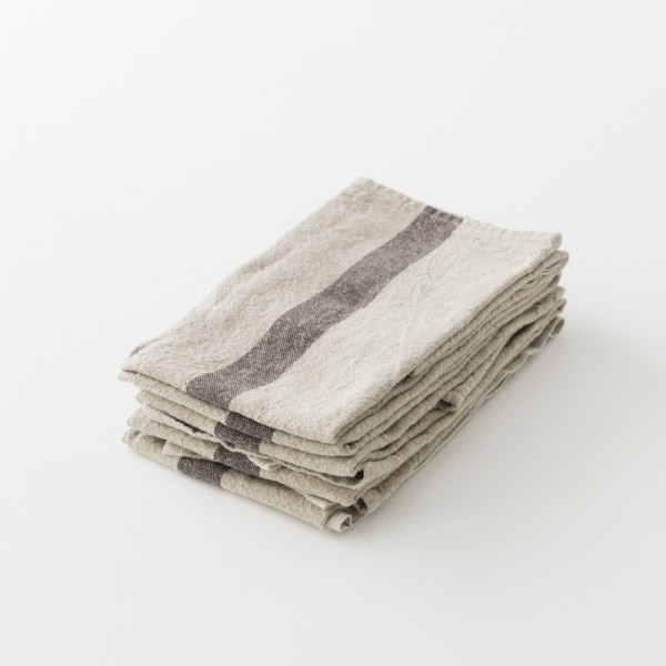 torchon doux lin lavé naturel de chez Charvet Editions