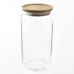 Contenant bocal en verre hermétique 1.5l pour épicerie en vrac