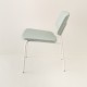 fauteuil Easy tube blanc tissu céladon vue latérale