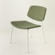 fauteuil Easy tube blanc tissu vert