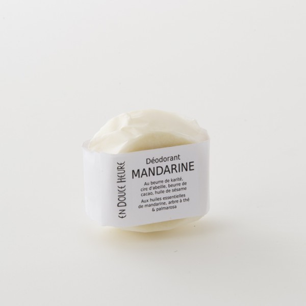 recharge déodorant bio à la mandarine de chez En Douce Heure