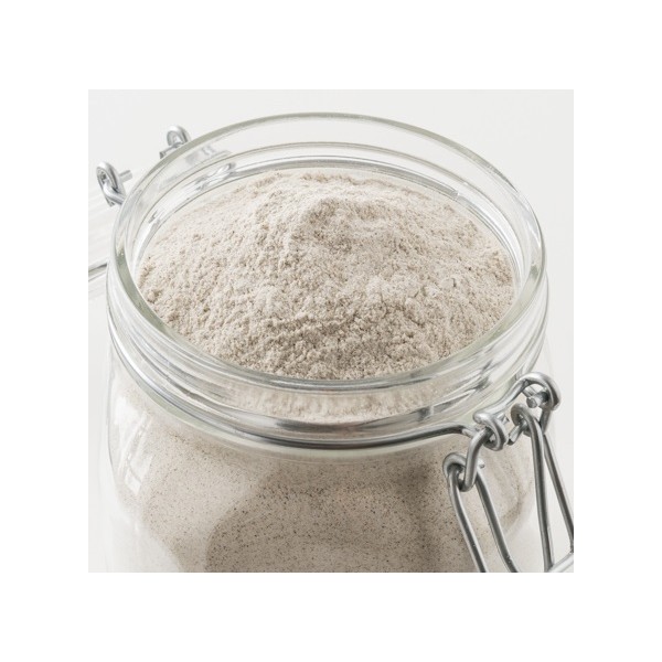 farine de sarrasin BIO artisanale à la meule de pierre sac 1 kg détail de la farine