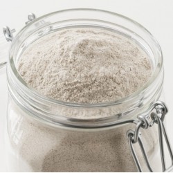 farine de sarrasin BIO artisanale à la meule de pierre sac 2 kg détail de la farine