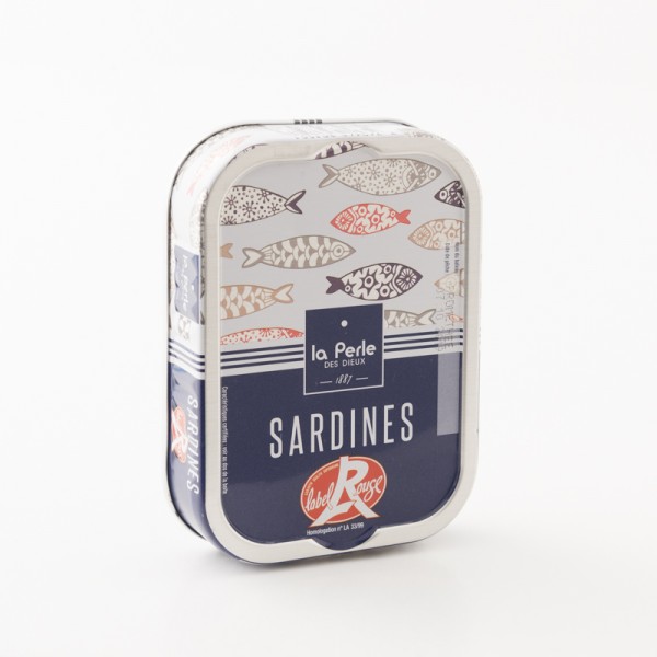 sardines Label Rouge à l'huile d'olive bio label par La Perle Des Dieux