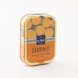 filets de sardines à l'huile de colza et à l'orange tranchée par La Perle Des Dieux