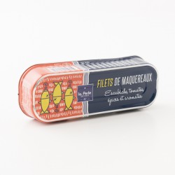 Filets de maquereaux en escabèche, aux tomates, épices et aromates par La Perle Des Dieux