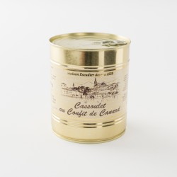 Cassoulet de Castelnaudary au confit de canard de chez Escudier en boite de 840 g