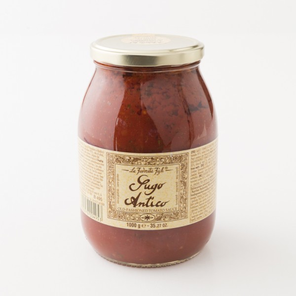 Sauce tomate au basilic italienne La Favorita Fish en pot de 1 kg