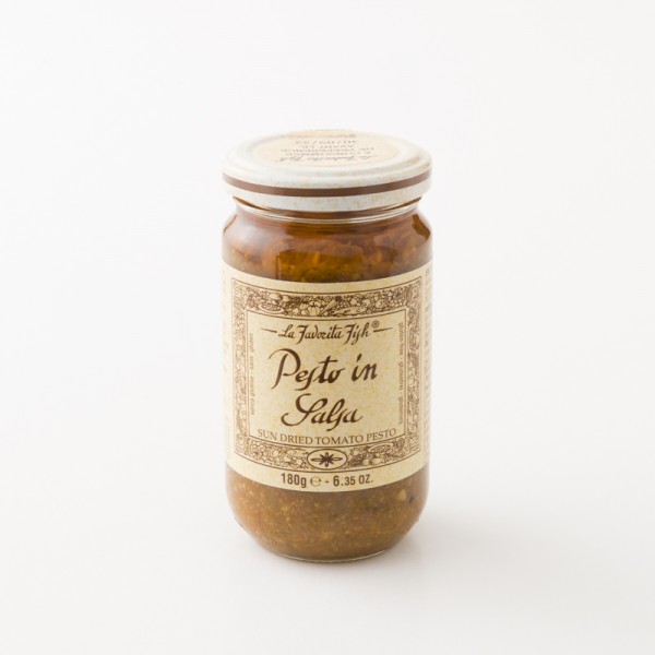 Pesto à la tomate séchée par La Favorita Fish en pot de 180g